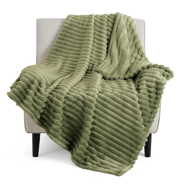 Bedsure Cypress Fleece Throw Blanket for Couch - Super Soft Cozy Blankets for Women, Cute Small Blanket for Girls, 50x60 Inches