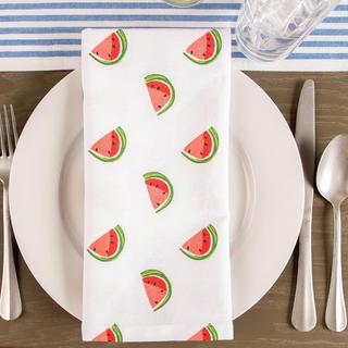 Watermelon Print Napkin, Set of 6