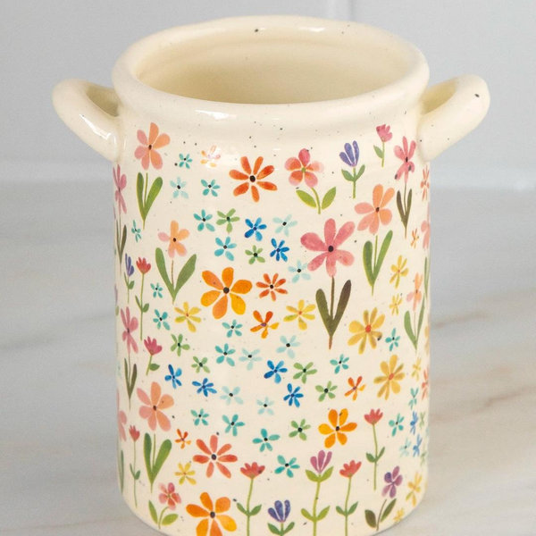 Utensil Crock - Daisies