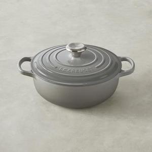 Le Creuset Cast-Iron Essential Oven, 3 1/2-Qt., French Grey