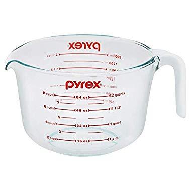 Crate & Barrel 8-Cup Glass Measuring Cup