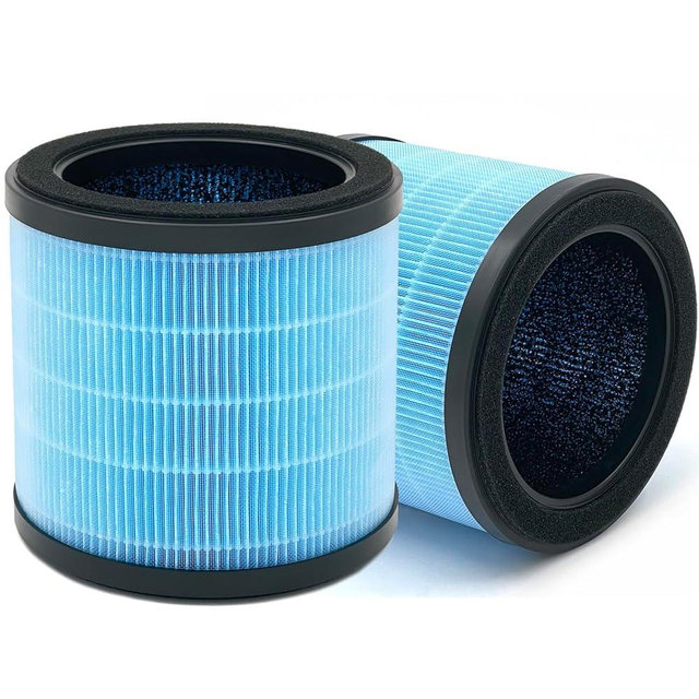 Slirceods AP070 Filter For Air Purifier, Compatible with Aircillin AP070A & AP070B, 2 Pack, Activated Carbon & High-efficiency HEPA Filter