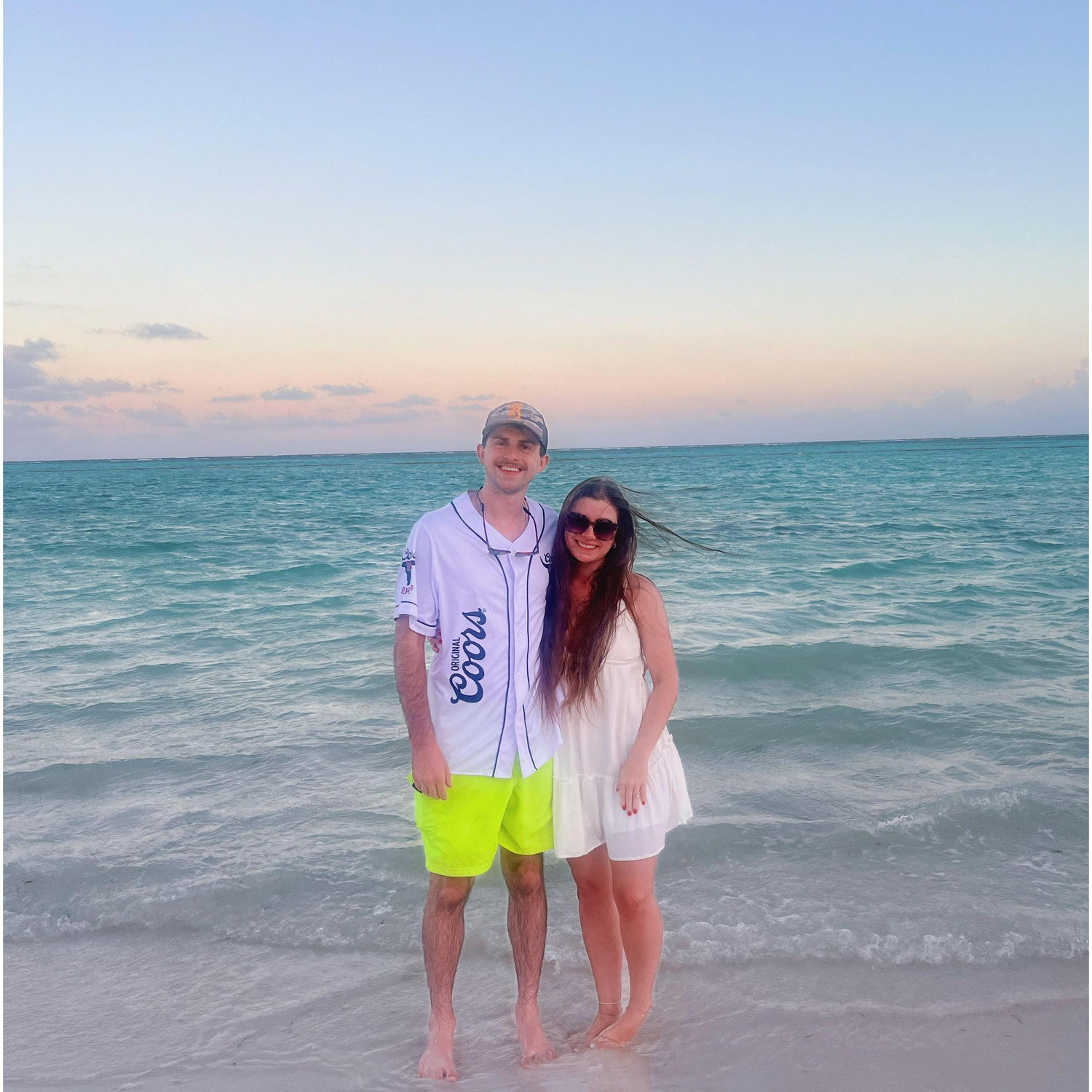 Taken in the Dominican Republic, the best trip ever and where we became engaged!