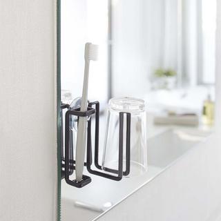 Tower Suction Cup Mounted Tumbler & Toothbrush Holder