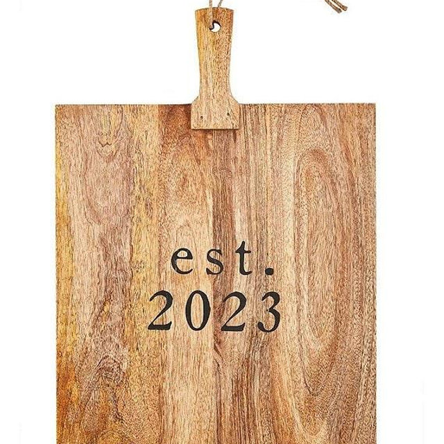 Mud PieWedding Est. 2023 Cutting Board