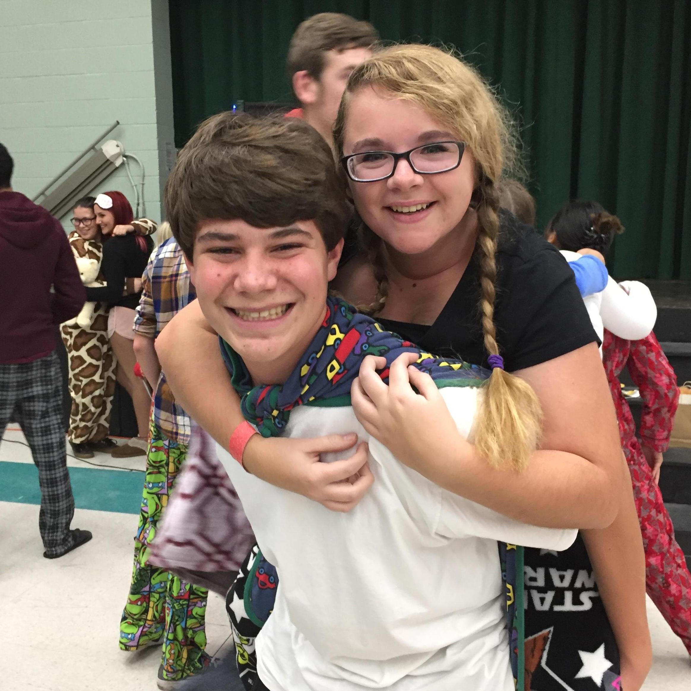 The first solo picture we took together, a few months before we started dating