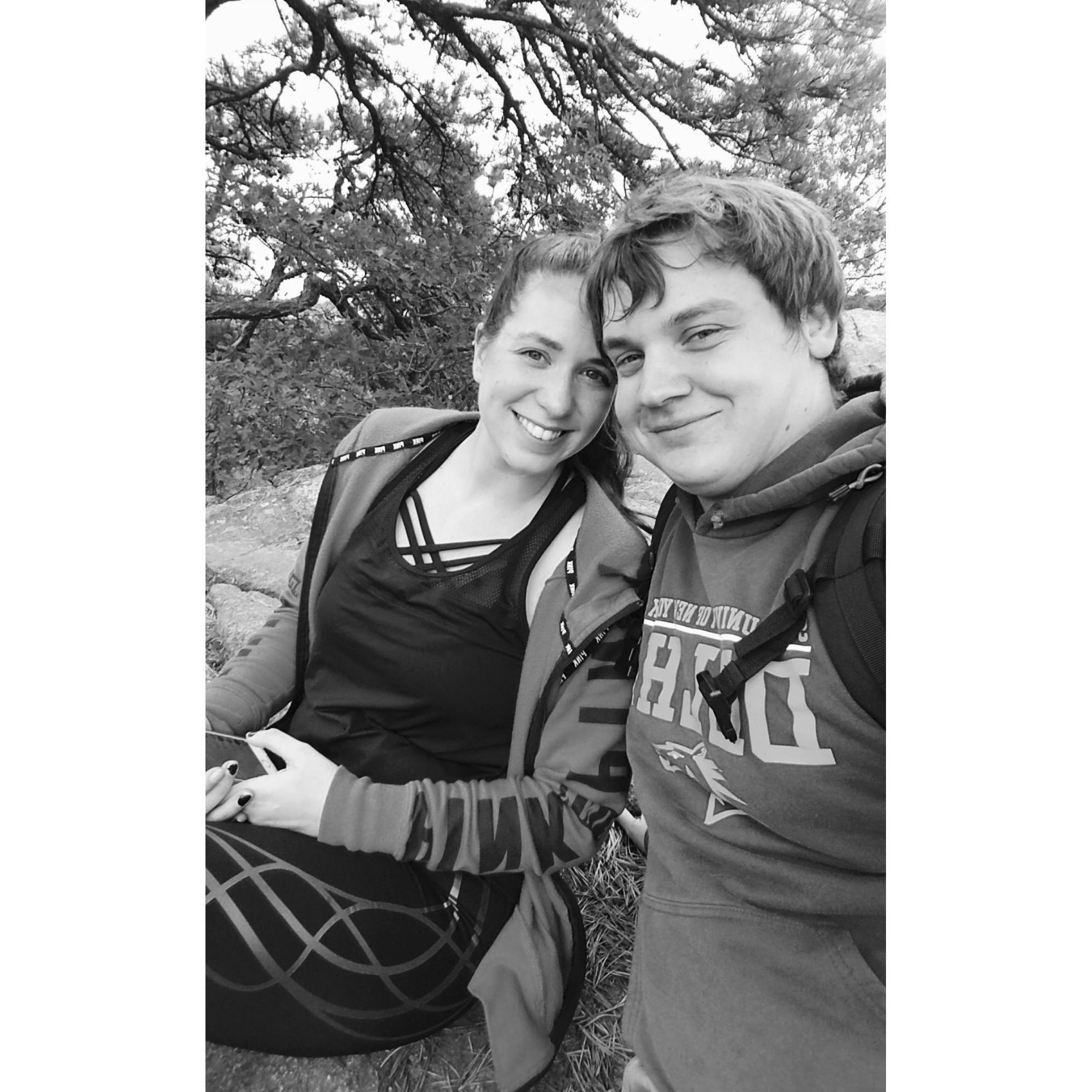 Our first hike.