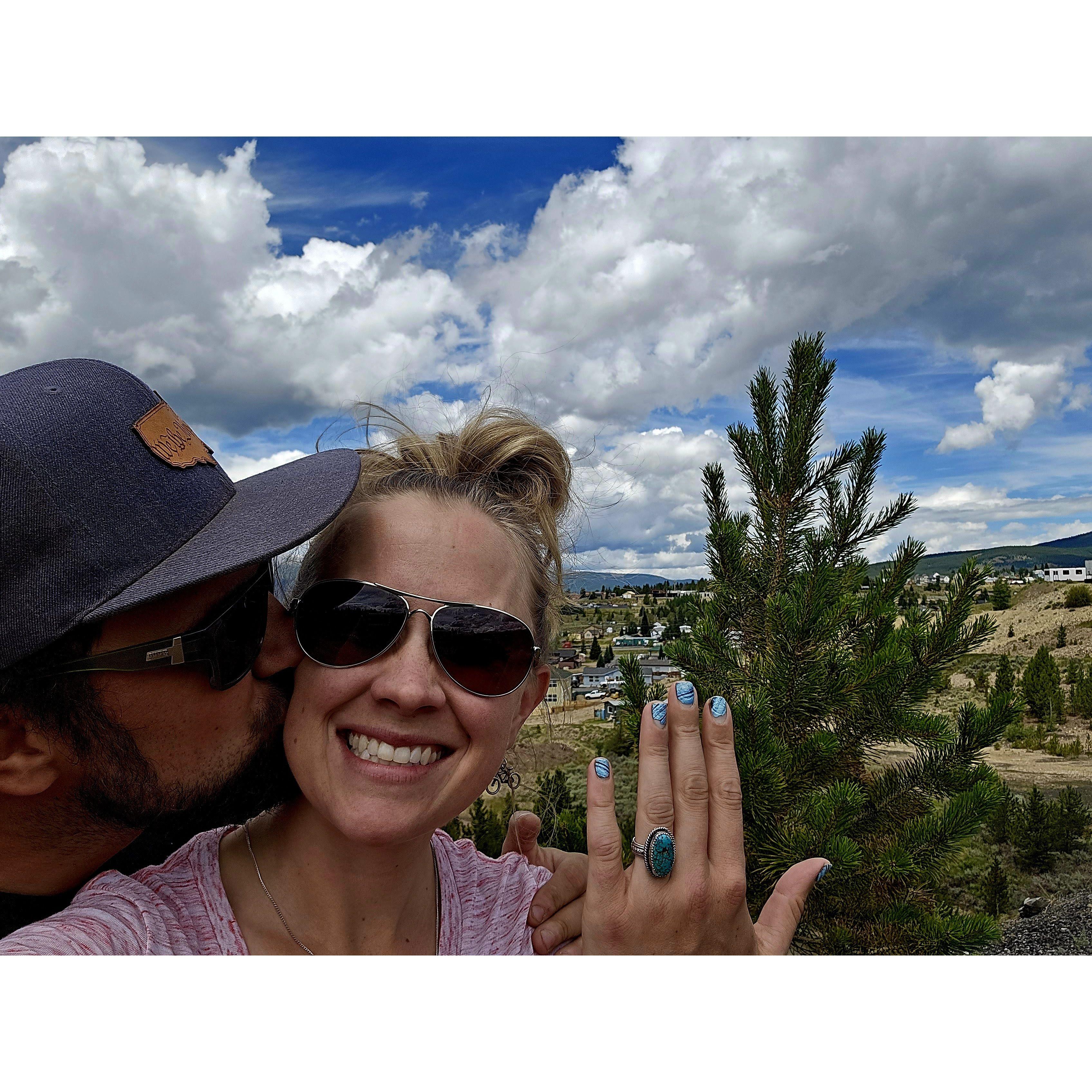 After Bradey proposed!