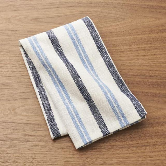 Farmhouse Blue Stripe Dish Towel