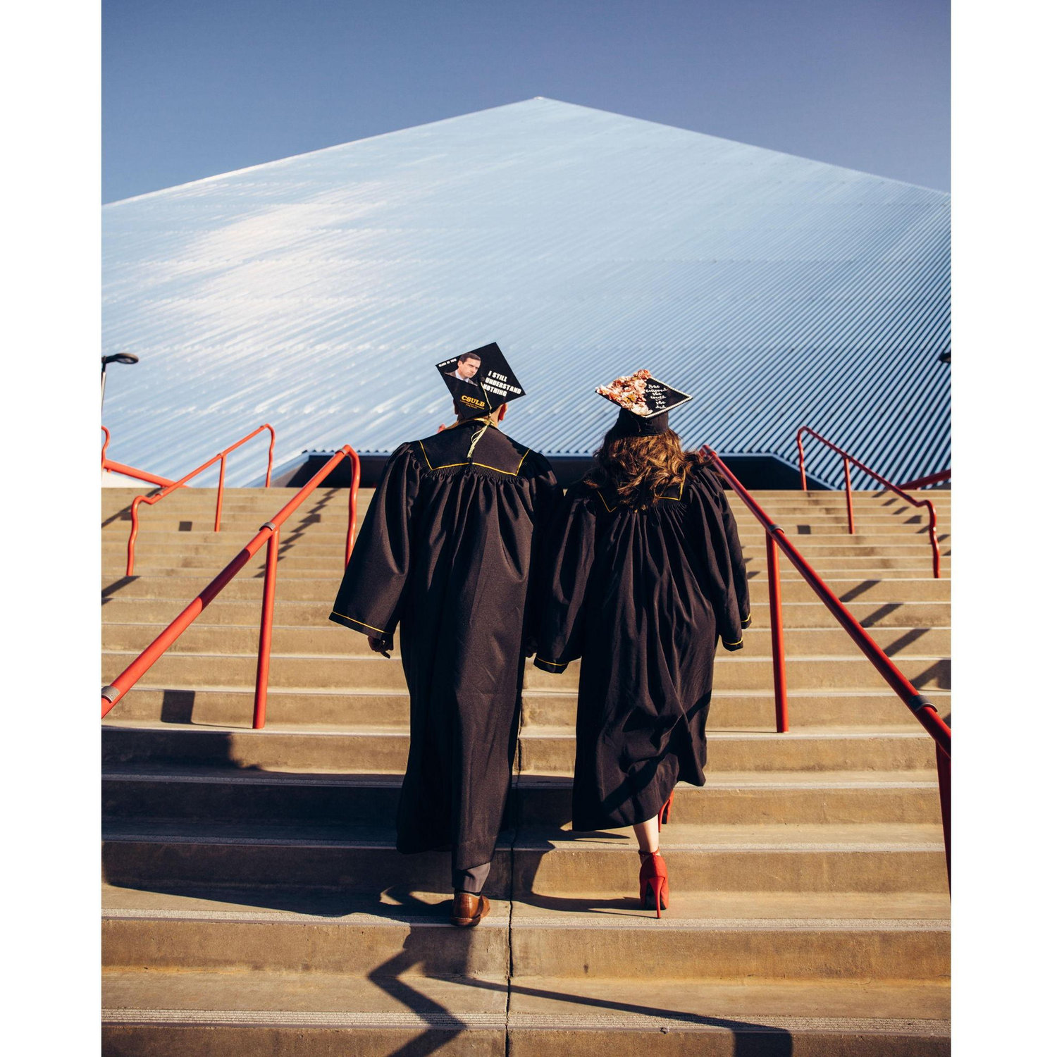 One of our biggest accomplishments together was graduating with our Bachelors Degrees from California State University, Long Beach in 2019.