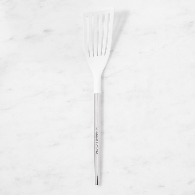 Williams Sonoma Stainless-Steel Silicone Fish Turner, White