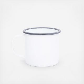 Vintage Enamelware Mug, Set of 4