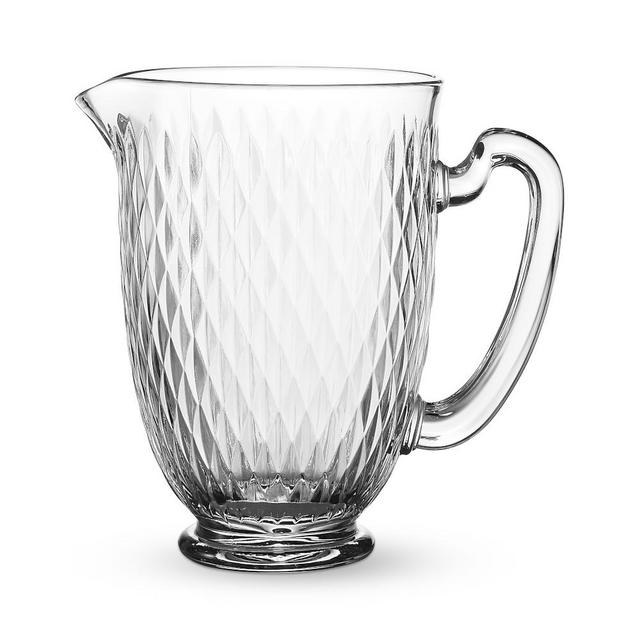 Embossed Pitcher, Clear