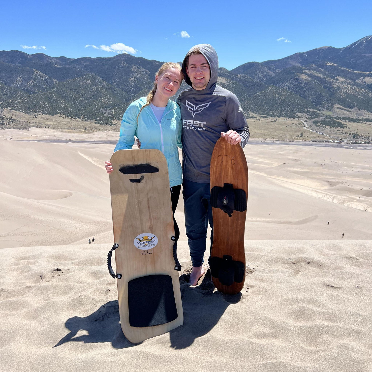 Surfing at the Sand Dunes