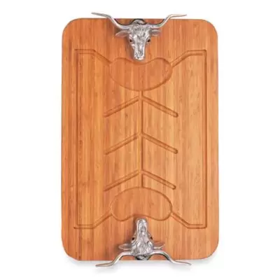 Arthur Court Designs Longhorn Bamboo Carving Board