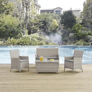 Bridge 4-Piece Outdoor Patio Conversation Set