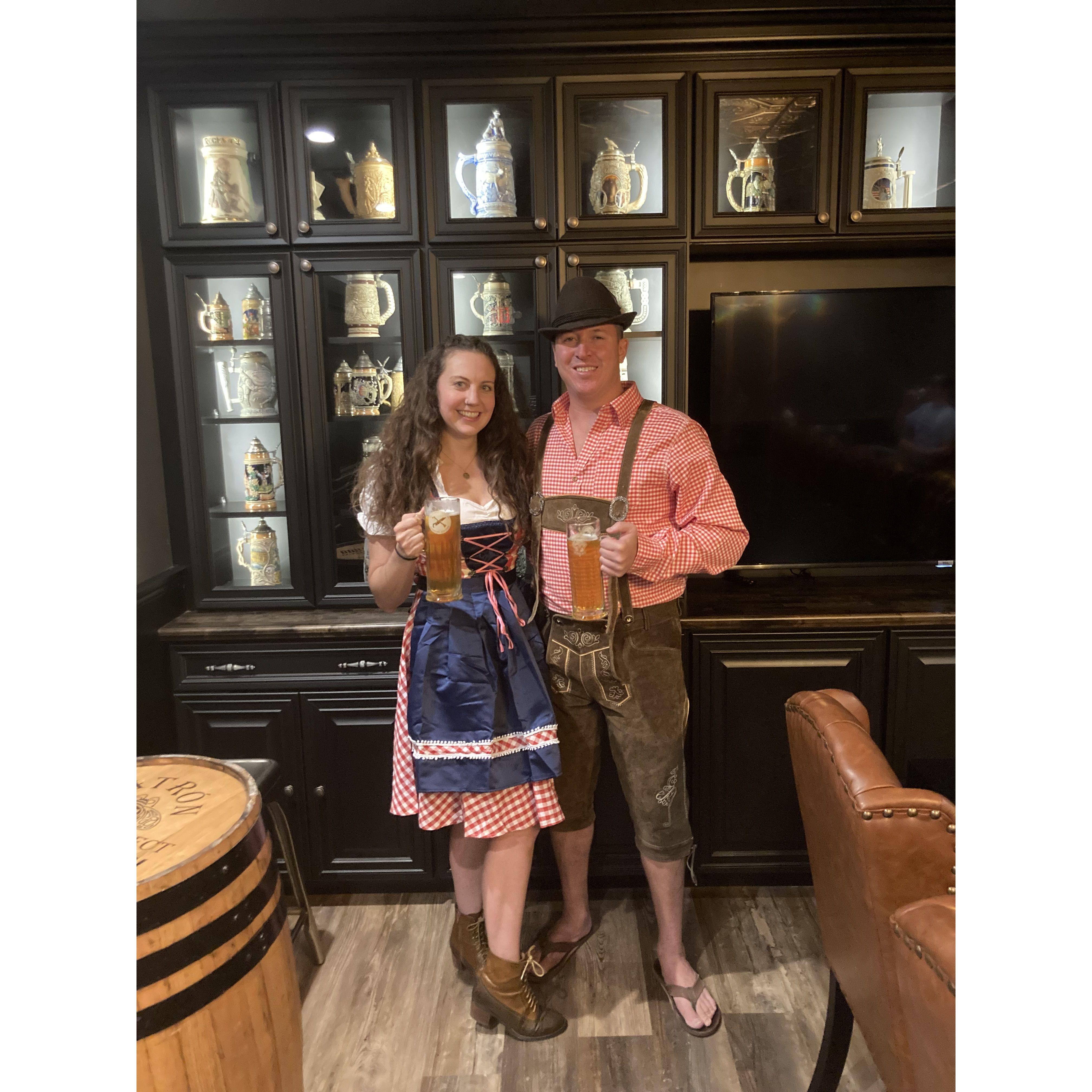 Beer brought us together, it is natural we would get married in the exact space where we met