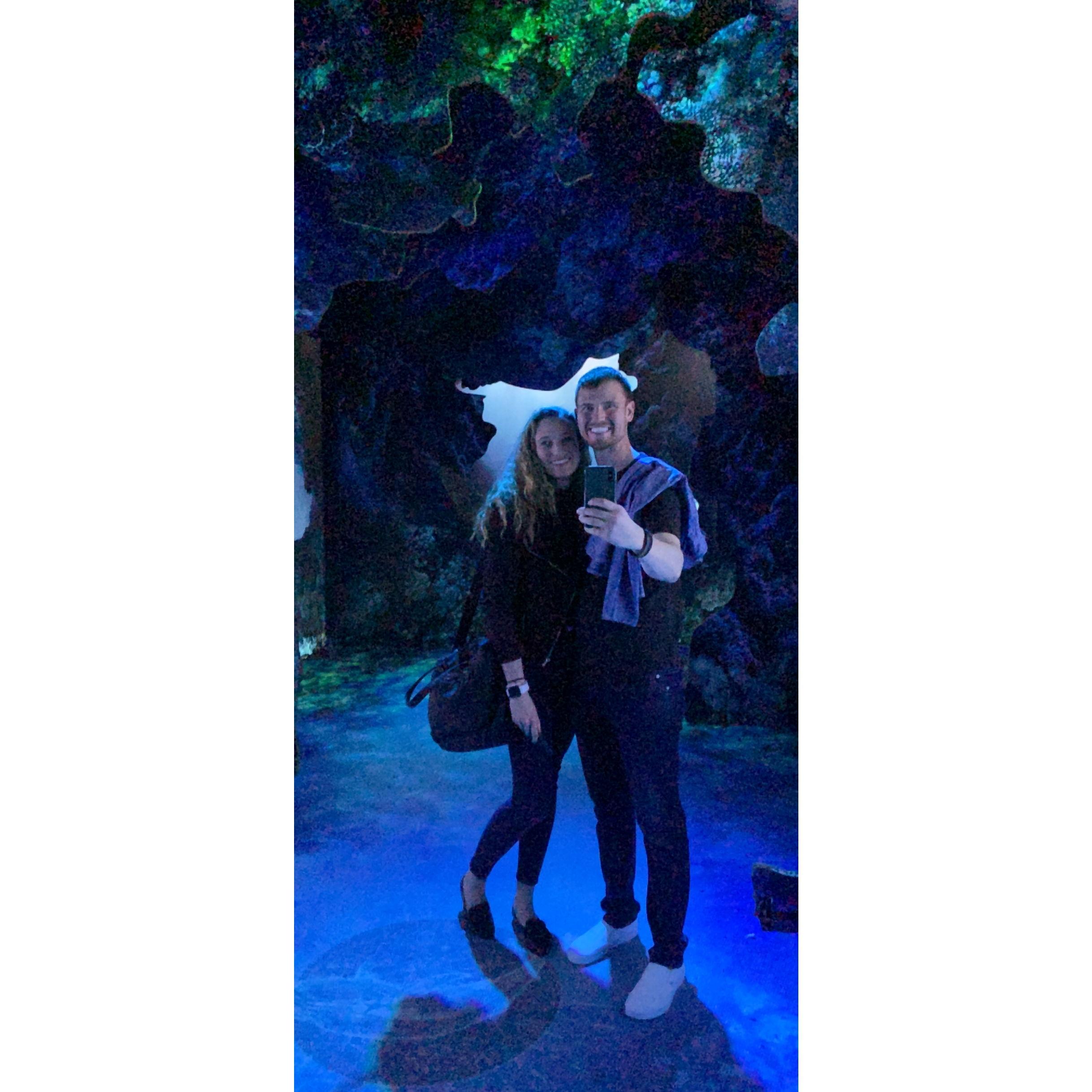 Our first picture together at Acadia, an environmental impact simulation
📍New York, NY