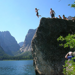 Phelps Lake Jumping Rock