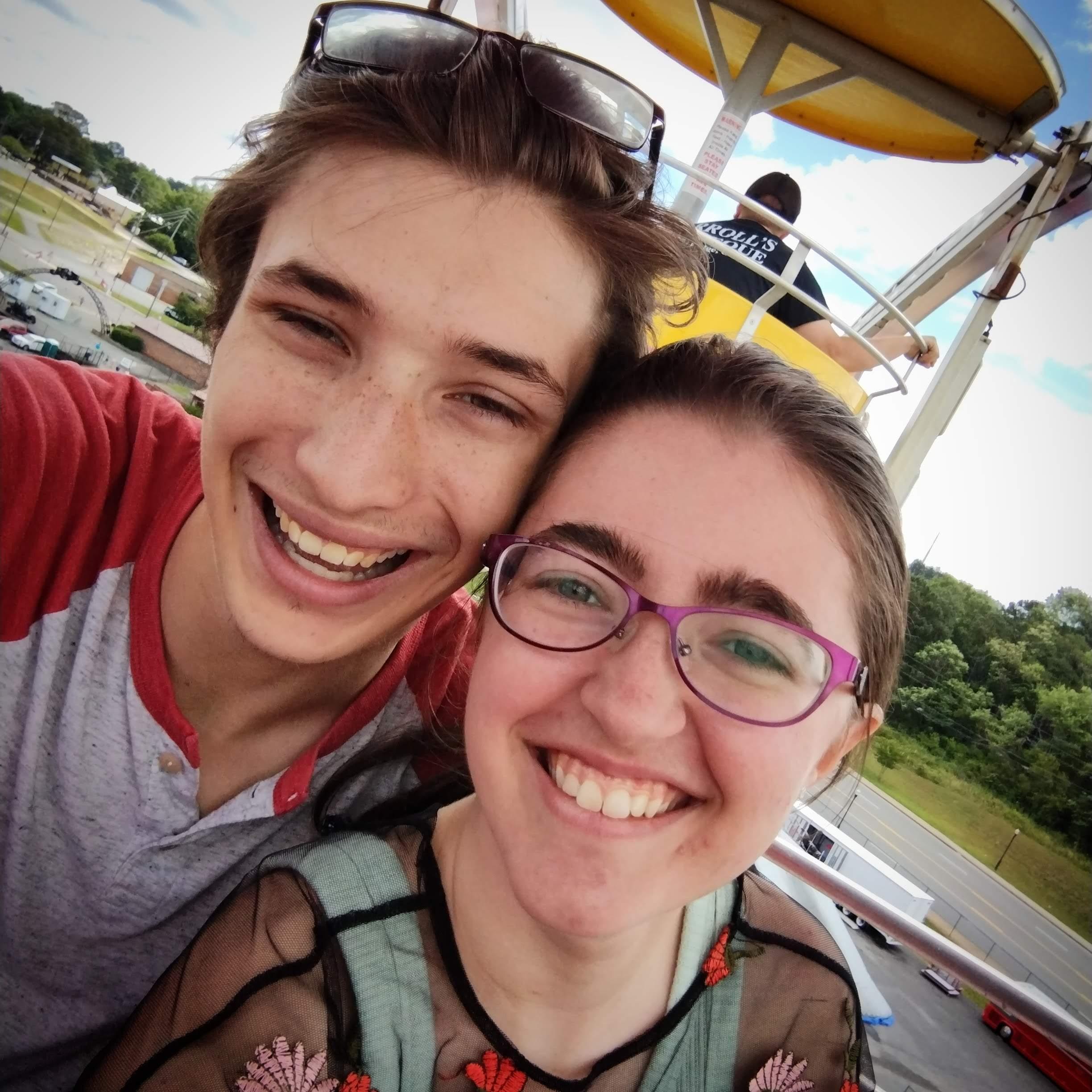 First Ferris wheel ride!