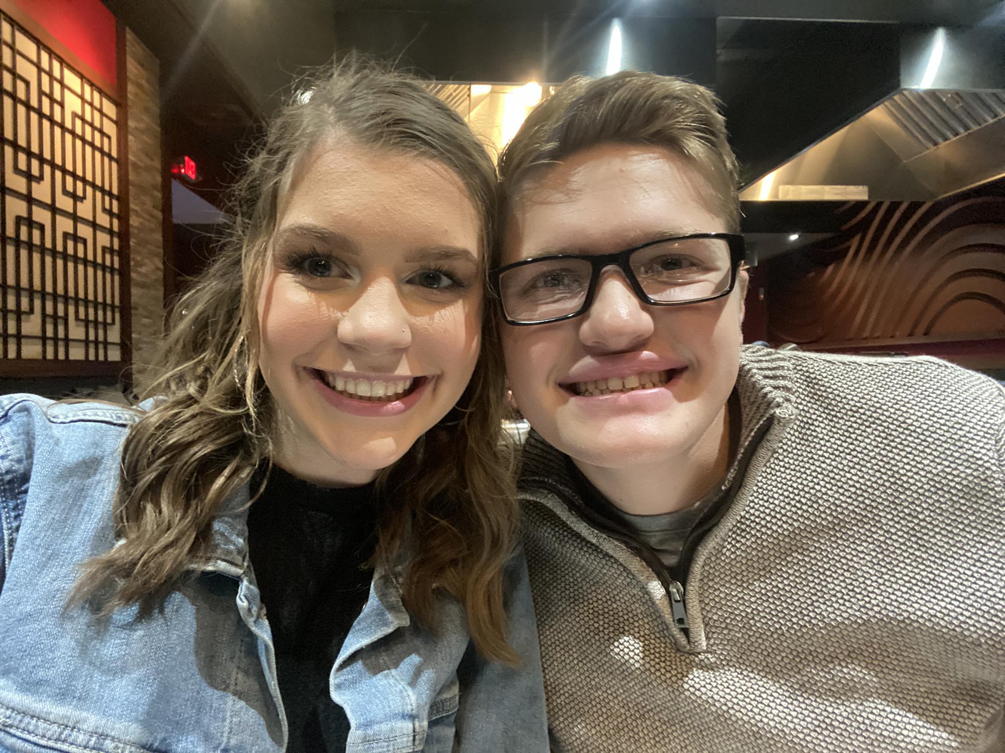 Josh took me to a Hibachi restaurant for my birthday. January 22, 2021