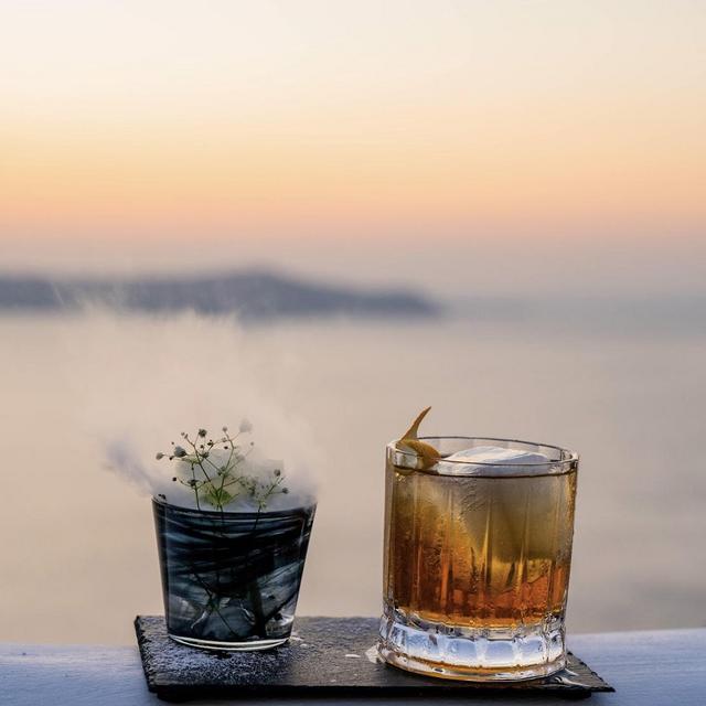 Cocktails at Santorini Cocktail Bar
