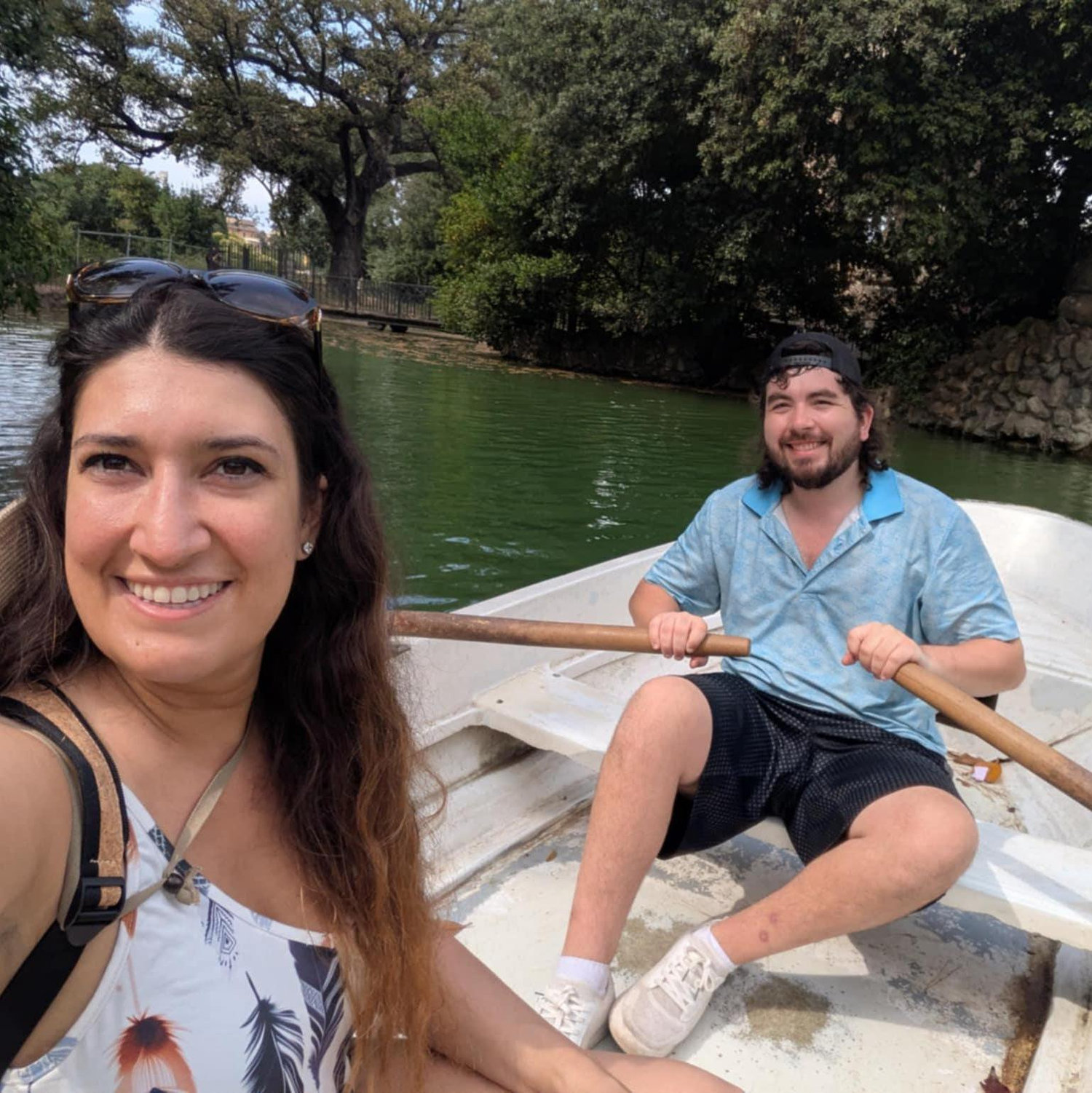 Romantic boat ride in Italy :)