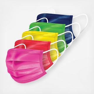 Rainbow Face Masks, Set of 5