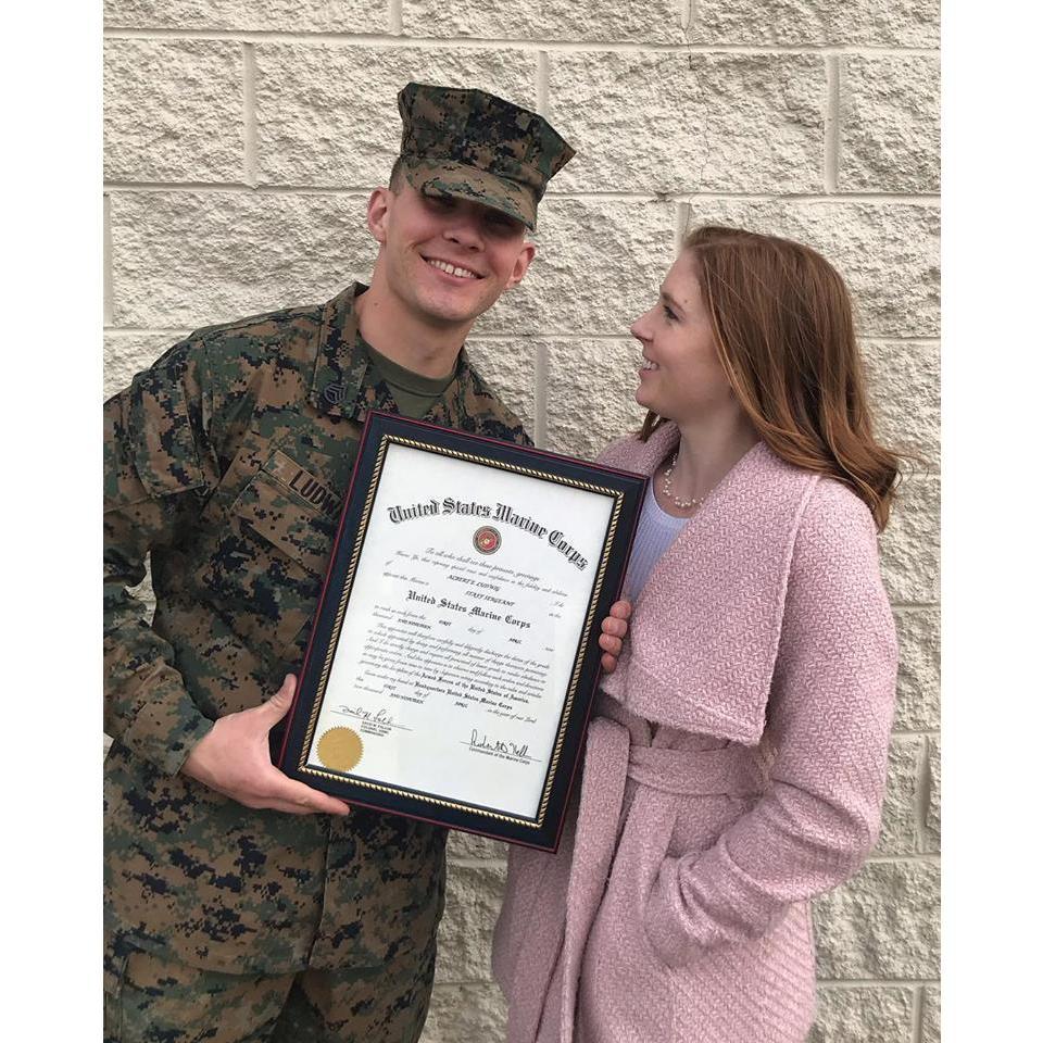 All smiles after Albert was promoted to Staff Sergeant!