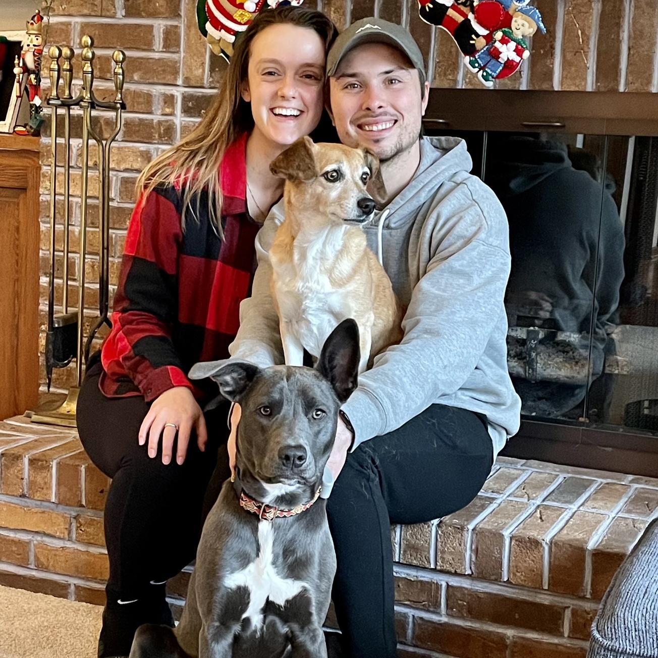 Christmas time with Skye and Lucy