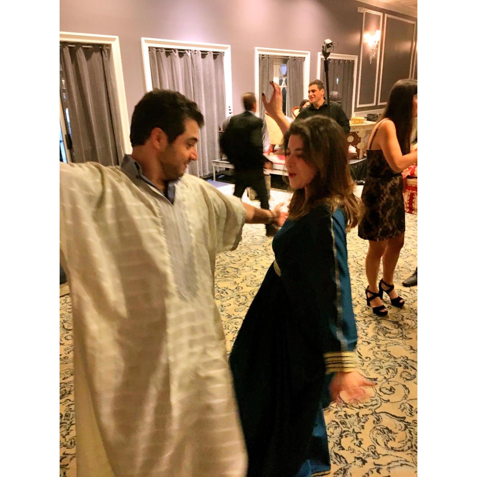 Both their families are from Morocco. Dana and Mika love dancing to arabic music!