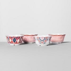 Melamine Bowls 24oz Pink/Red Set of 4 - Opalhouse™
