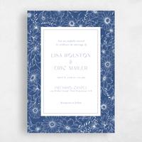 White Wedding Invitation - Wiosna Classic