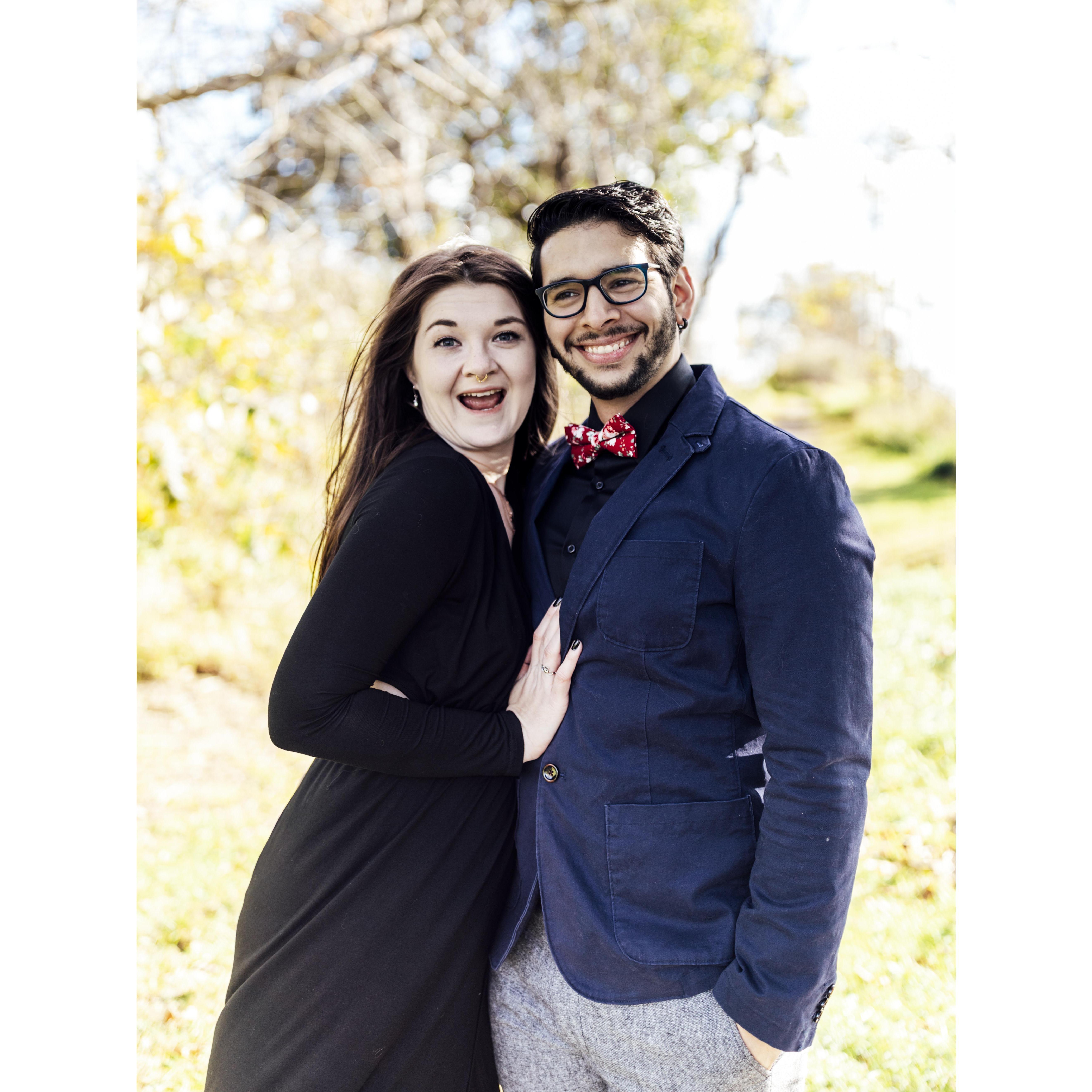 Our wedding photographer did prewarn me she captured this shot.