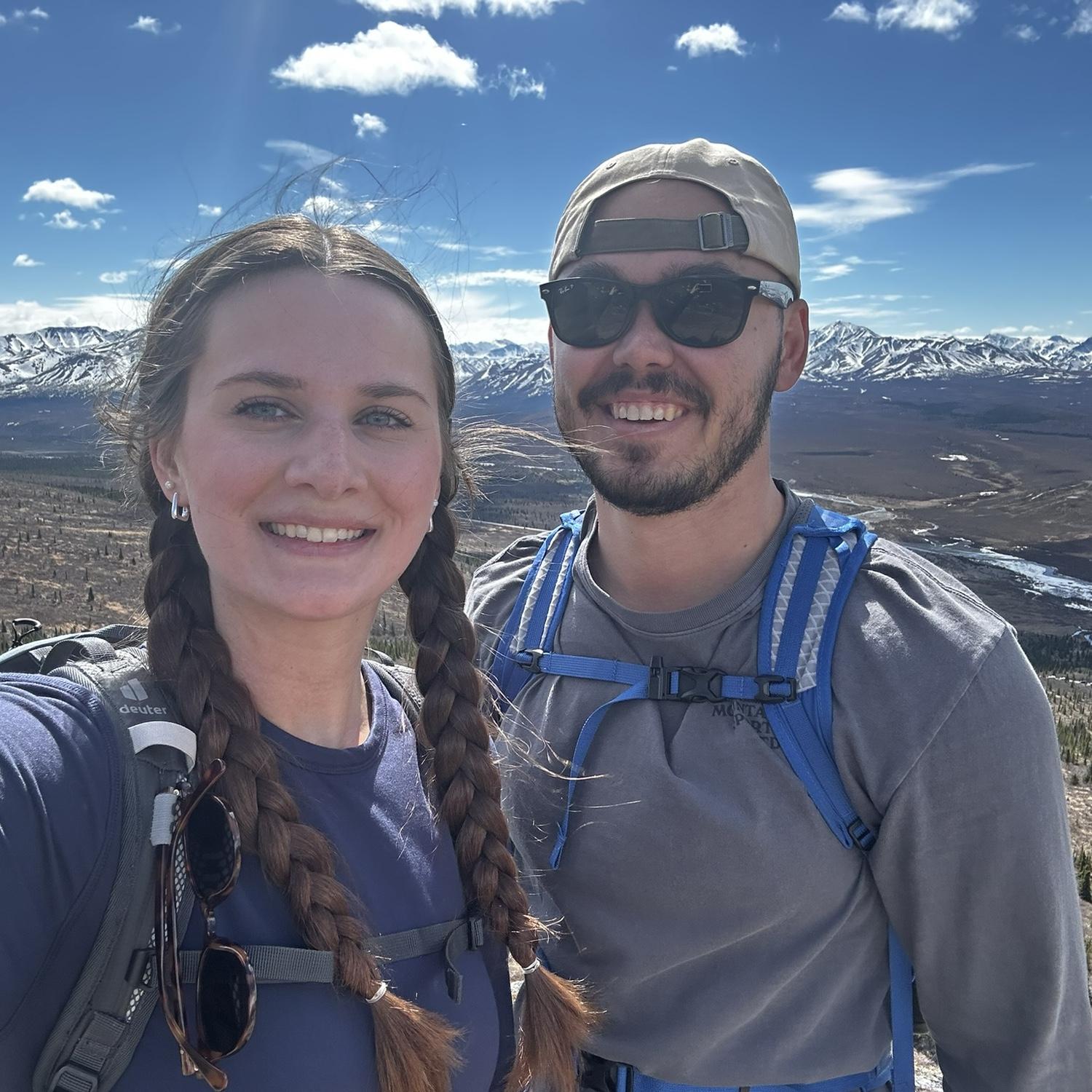Bridger and Jessie at Denali National Park