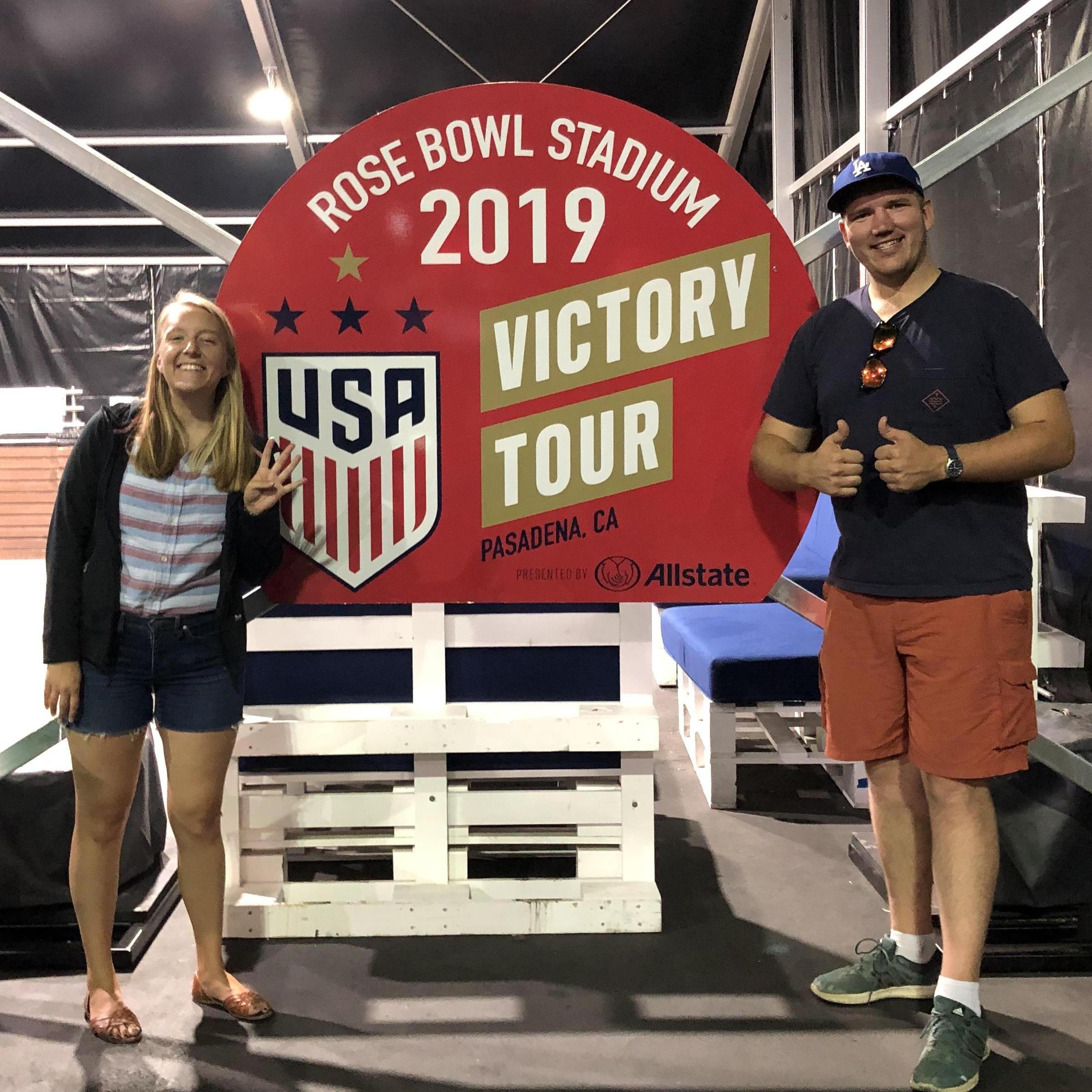 USWNT Victory Tour, Rose Bowl, Summer 2019