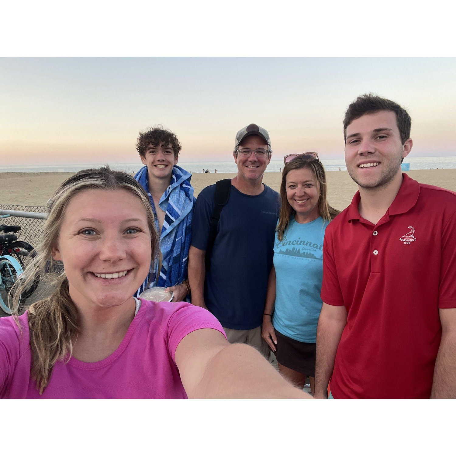 Met up with Ella's family in Virginia Beach for Dean's soccer