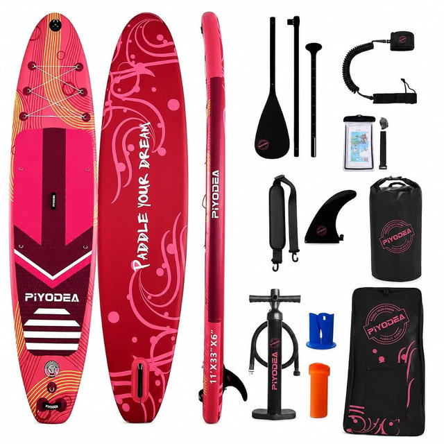 Inflatable Stand Up Paddle Board, Wide Stable SUP Accessories