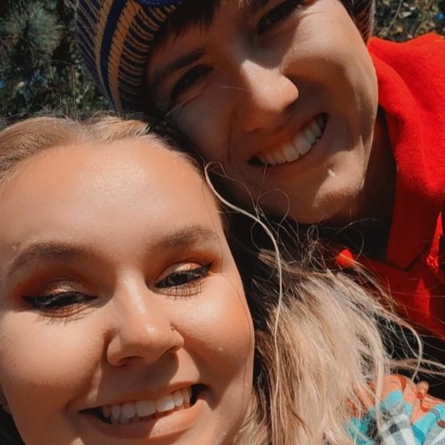 Our first college homecoming game together (which wasn't for the college we went to or while we were actually in college)
