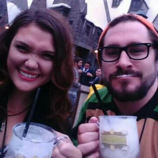 Our first time seeing Hogwarts