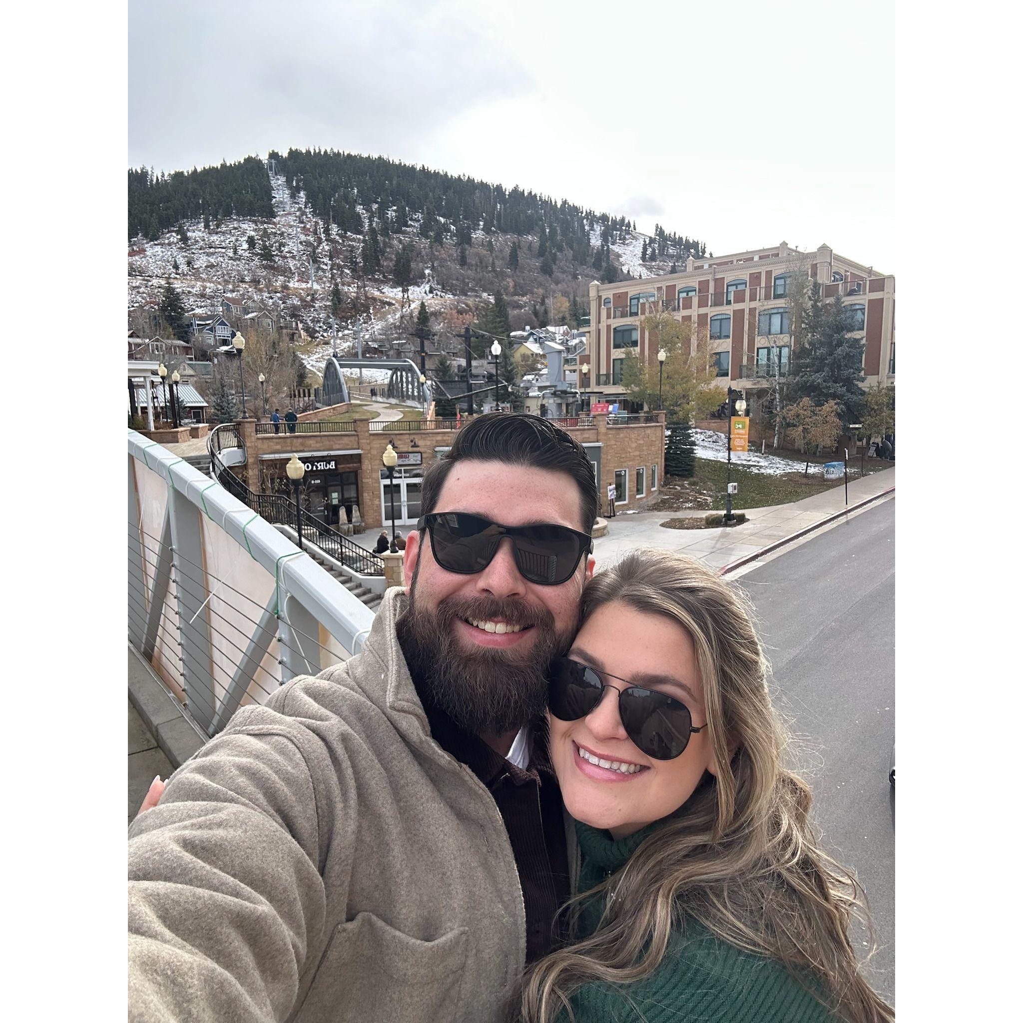 Our first big trip together to Park City, UT!