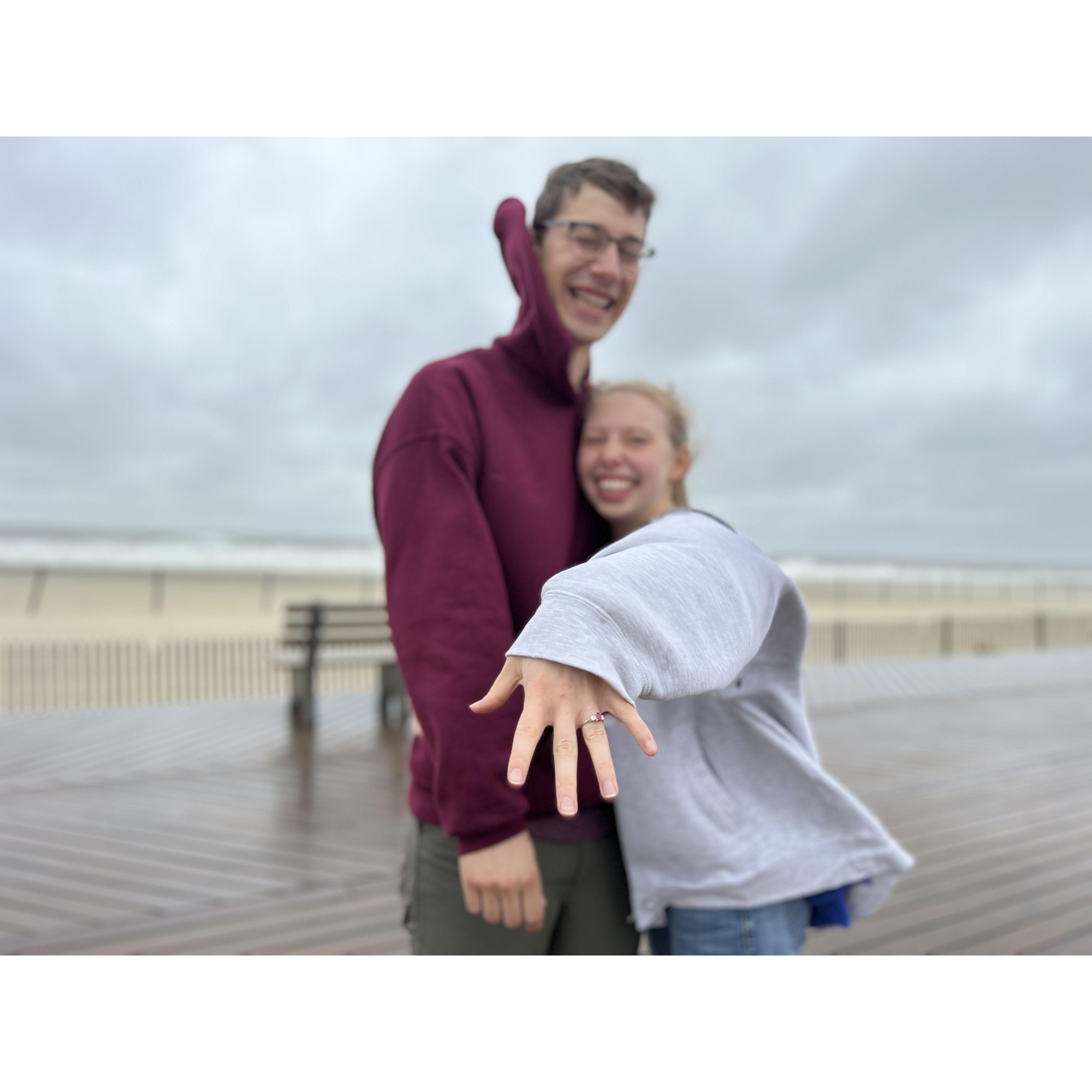 Moments after Erik proposed and Ciel said YES