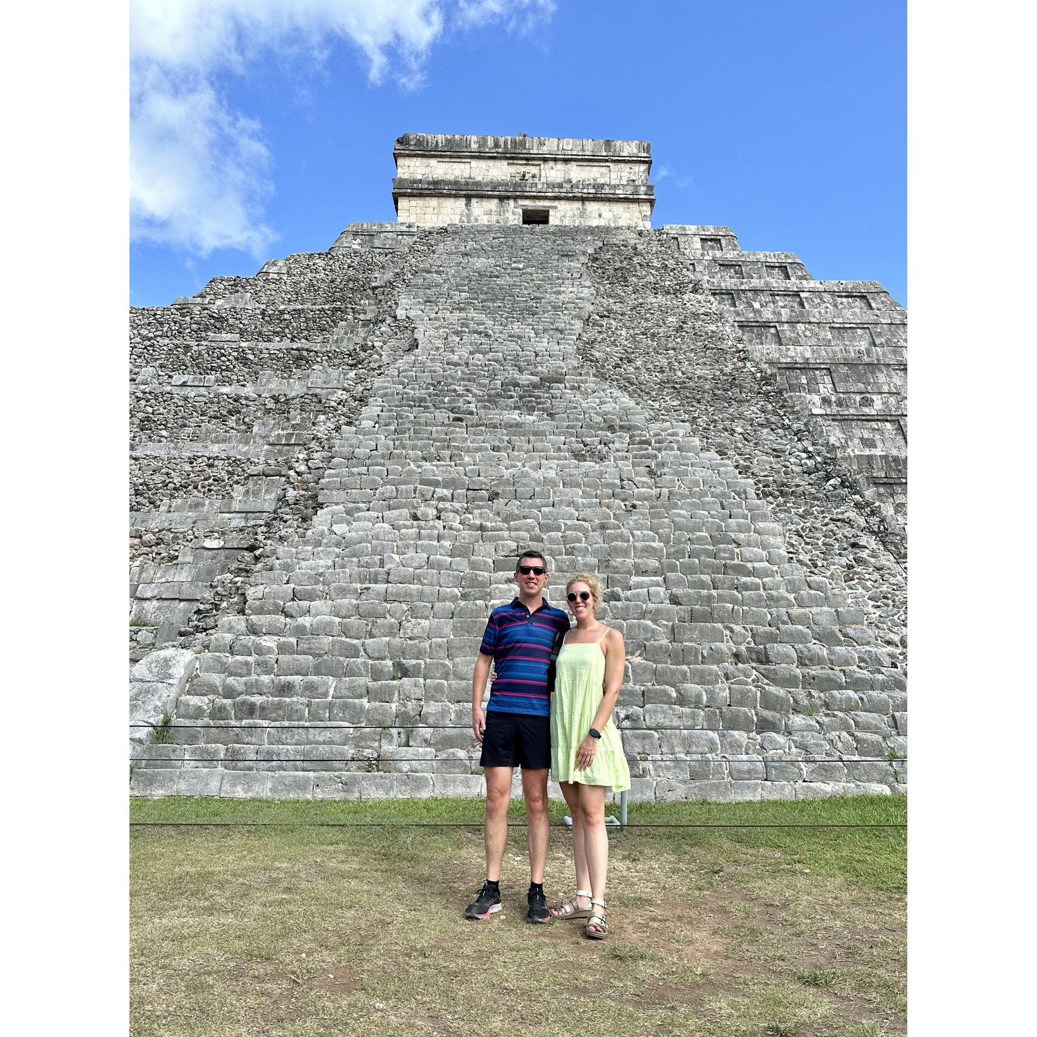 Our first international adventure to Mexico. Here we were visiting Chichén Itzá in the Yucatán Peninsula. (June 2023)