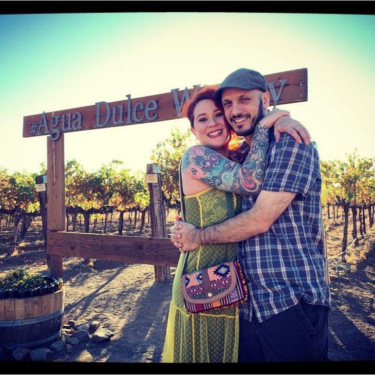 Winos at the Agua Dulce Winery.