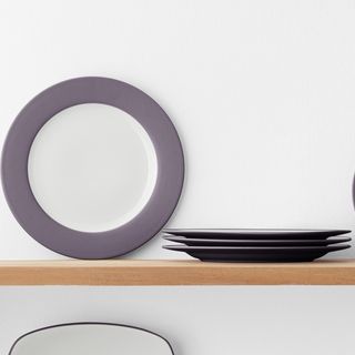 Colorwave Rim Dinner Plate, Set of 4