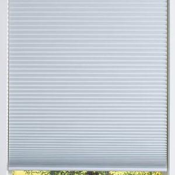allen + roth 29-in x 64-in White Blackout Cordless Cellular Shade
