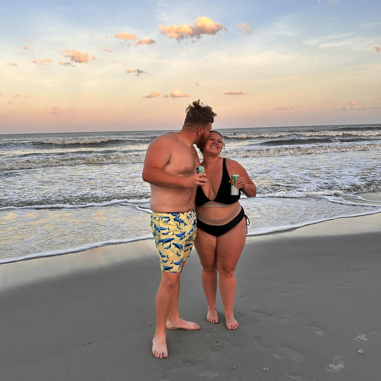 Where we're the happiest! Sun, sand and each other!