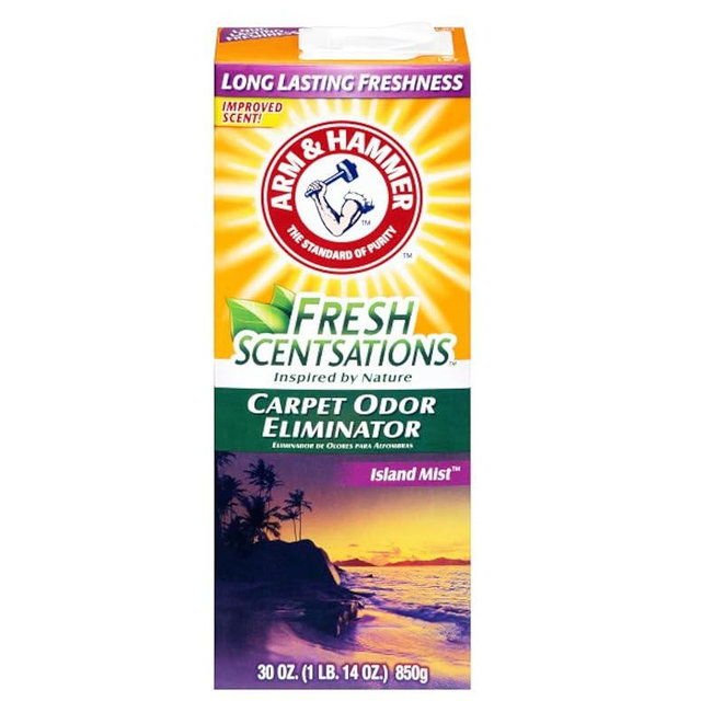 Fresh Scentsations Carpet Odor Eliminator, Island Mist, 30 oz Box