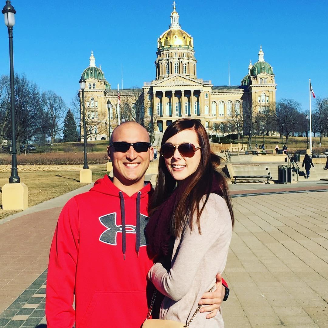 Visiting Emily in Des Moines.