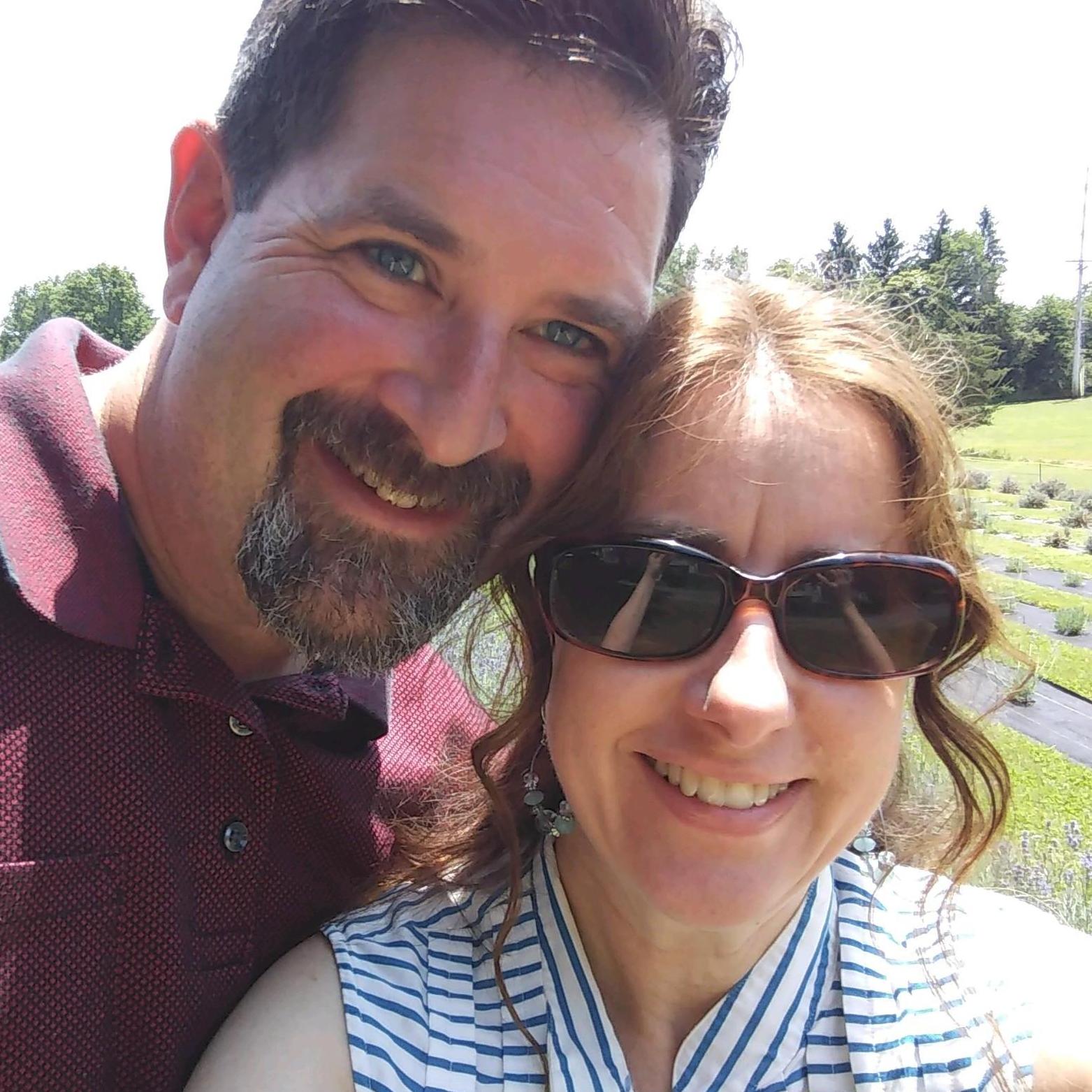 At a Lavender farm. Such an amazing day with great memories!